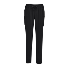 Load image into Gallery viewer, Biz Care Women's Avery L M-Pkt Slim Scrub Pant - Black
