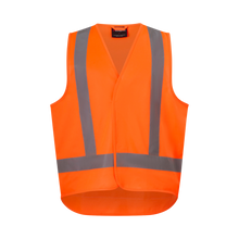 Load image into Gallery viewer, KingGee Men's Originals Hi-Vis H Back Tail Vest - Orange
