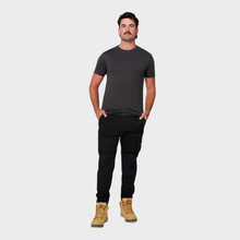 Load image into Gallery viewer, Hard Yakka Men's Toughmaxx Cuffed Pant - Black
