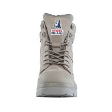 Load image into Gallery viewer, Steel Blue Men's Southern Cross Zip Scuff Ankle Work Boot - Granite
