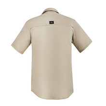 Load image into Gallery viewer, Syzmik Men's Outdoor Short Sleeve Shirt - Sand
