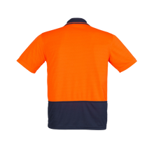 Load image into Gallery viewer, Syzmik Unisex Basic Day Only S/S Polo - Orange/Navy
