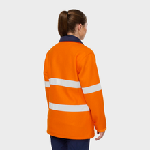 Load image into Gallery viewer, KingGee Women's Originals Hi Vis Taped Bluey Jacket - Orange
