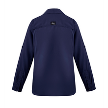 Load image into Gallery viewer, Syzmik Women's Outdoor Shirt L/S Ladies - Navy
