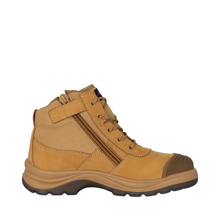 Load image into Gallery viewer, KingGee Men's Tradie ComfortMax Zip Sided Safety Boots - Wheat
