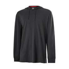 Load image into Gallery viewer, Hard Yakka Men's Long Sleeve Tee Hood - Charcoal
