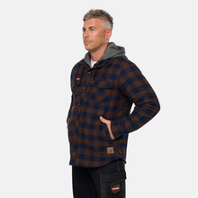 Load image into Gallery viewer, Hard Yakka Men's Quilted Shacket - Dark Oak
