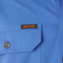 Load image into Gallery viewer, Mustang Men's Closed Front Workshirt - Light Blue
