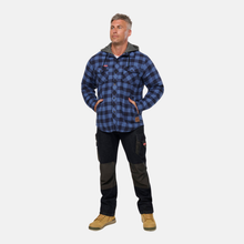 Load image into Gallery viewer, Hard Yakka Men's Quilted Shacket - Deep Blue
