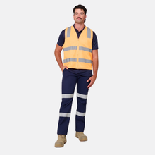 Load image into Gallery viewer, KingGee Men's Originals Vic Rail Safety Vest - Orange
