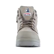 Load image into Gallery viewer, Steel Blue Men's Parkes Zip Scuff Hiker Style Work Boot - Granite
