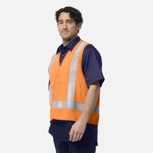 Load image into Gallery viewer, KingGee Men's Originals Hi-Vis X Back Polyester Vest - Orange
