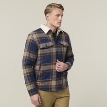 Load image into Gallery viewer, Hard Yakka Men's Heritage Trucker Sherpa Jacket - Woodlands

