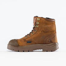 Load image into Gallery viewer, Steel Blue Men's Argyle Zip Scuff Waterproof - Distressed Brown
