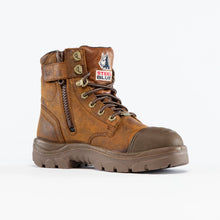 Load image into Gallery viewer, Steel Blue Men's Argyle Zip Scuff Waterproof - Distressed Brown
