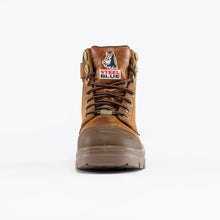 Load image into Gallery viewer, Steel Blue Men's Argyle Zip Scuff Waterproof - Distressed Brown
