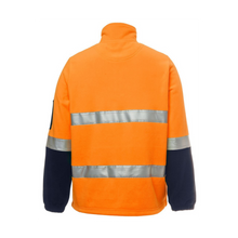Load image into Gallery viewer, JB's Wear Men's Jb'S Hv (D+N) 1/2 Zip Polar - Orange/Navy
