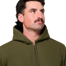 Load image into Gallery viewer, Hard Yakka Men's Canvas Bomber Jacket - Forest
