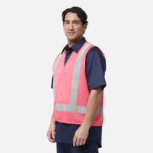 Load image into Gallery viewer, KingGee Men's Originals Hi-Vis H Back Polyester Vest - Pink
