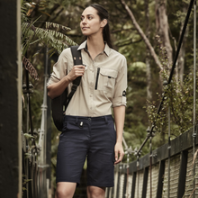 Load image into Gallery viewer, Syzmik Women's Outdoor Shirt L/S Ladies - Sand
