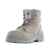 Load image into Gallery viewer, Steel Blue Men's Argyle Zip Scuff Ankle Work Boot - Granite
