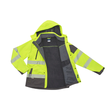 Load image into Gallery viewer, Rainbird Men's Jones Softshell Coat - Yellow/Charcoal
