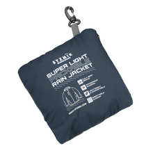 Load image into Gallery viewer, Syzmik Unisex Superlight Packable Rain Jacket - Navy
