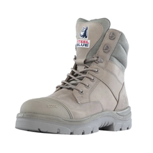 Load image into Gallery viewer, Steel Blue Men's Southern Cross Zip Scuff Ankle Work Boot - Granite
