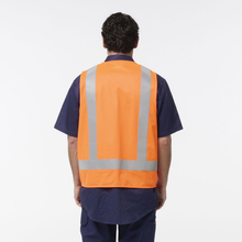 Load image into Gallery viewer, KingGee Men's Originals Hi-Vis H Back Polyester Vest - Orange
