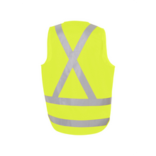 Load image into Gallery viewer, KingGee Men's Originals Hi-Vis X Back Tail Vest - Yellow
