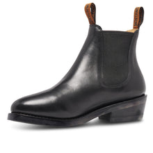 Load image into Gallery viewer, Mustang Women's Pullup Leather Boot - Black
