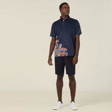 Load image into Gallery viewer, NNT Men's Water Dreaming Polo - Navy Print Sublimated
