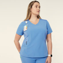 Load image into Gallery viewer, NNT Women's Helen Scrub Top - Light Blue
