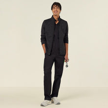 Load image into Gallery viewer, NNT Men's Textured Fleece Zip Front Jacket - Charcoal
