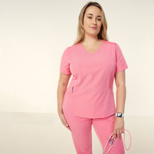 Load image into Gallery viewer, NNT Women's Helen Scrub Top - Pink
