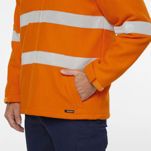 Load image into Gallery viewer, KingGee Men's Originals Hi Vis Taped Bluey Jacket - Orange
