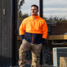 Load image into Gallery viewer, Rainbird Men's Lumber Jacket - Orange/Navy
