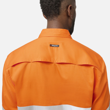 Load image into Gallery viewer, KingGee Men's Originals Closed Front Gusset Taped L/S Shirt - Orange
