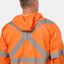 Load image into Gallery viewer, KingGee Men's Originals Hi Vis Taped Disposable Coverall - Orange
