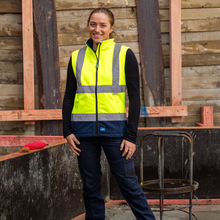Load image into Gallery viewer, Rainbird Carroll Womens Softshell Jacket Women's - Yellow/Navy
