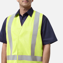 Load image into Gallery viewer, KingGee Men's Originals Hi-Vis H Back Polyester Vest - Yellow

