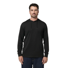 Load image into Gallery viewer, Hard Yakka Men's Long Sleeve Tee Hood - Black
