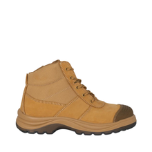 Load image into Gallery viewer, KingGee Men's Tradie ComfortMax Zip Sided Safety Boots - Wheat
