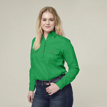 Load image into Gallery viewer, Mustang Women's Closed Front Workshirt - Green
