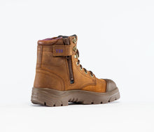 Load image into Gallery viewer, Steel Blue Women's Argyle Ladies Zip Scuff Waterproof - Distressed Brown
