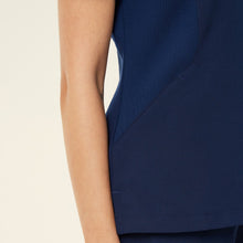 Load image into Gallery viewer, NNT Women's Helen Scrub Top - Navy
