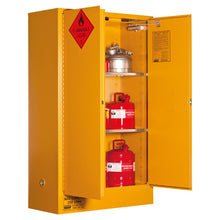Load image into Gallery viewer, Pratt Flammable Liquid Storage Cabinet: 250L - 2 Doors - 3 Shelves - Orange
