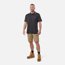 Load image into Gallery viewer, KingGee Men's Workcool Hyperfreeze Short Sleeve Polo - Charcoal
