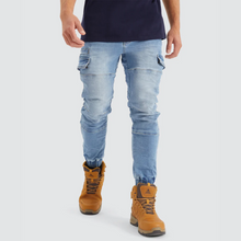 Load image into Gallery viewer, NXP Men's Dozer Slim Fit Jogger Pant - Mid Blue
