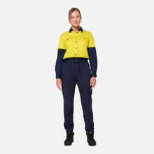 Load image into Gallery viewer, Hard Yakka Women's Toughmaxx Cuffed Pant - Navy

